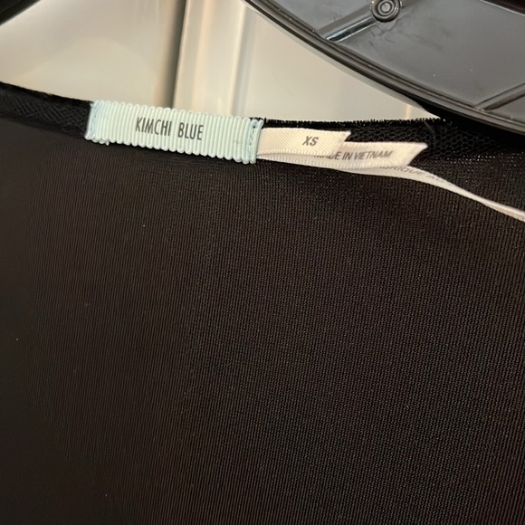 Like new. Long sleeve Kimchi Blur “velvet” material  A line low neck - Picture 3 of 5